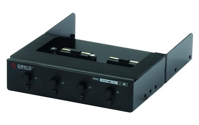 HDD Hard Drive Power Switch Module HDD Power Supply Switch with 4X 15pin SATA Power Supply Cable SATA Drive Switcher for Desktop PC Computer