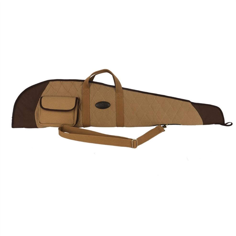 Tourbon Hunting Shooting Canvas /& Leather Rifle Gun Slip Case Zipped Bag 52 Inch