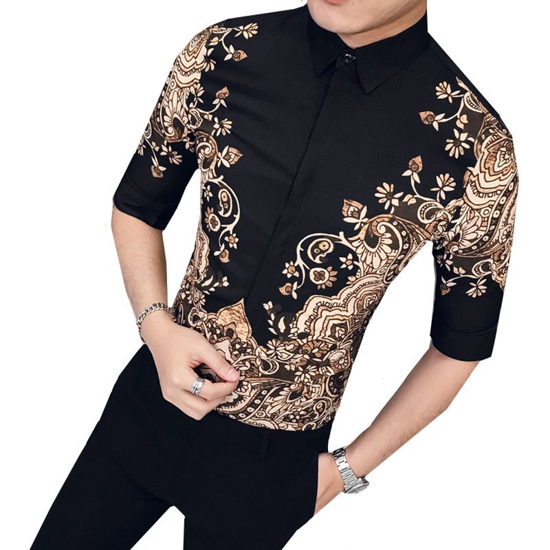 2020 Summer New Arrival Business Casual Half Sleeve Shirt Korean