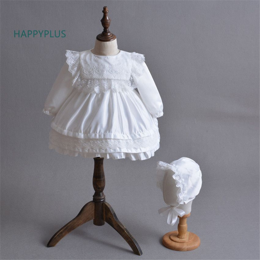 Vestidos de manga larga para bebé niña, vestido de Bautismo con lazo de  cuentas para Princesa, 1 año, fiesta de cumpleaños, boda, ropa de bautizo  para bebé|Vestidos| - AliExpress