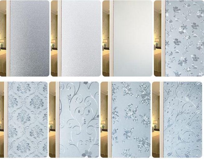 CHOIS FM C Static Cling Privacy Frosted Glass Window Films Stickers 47" x 122"