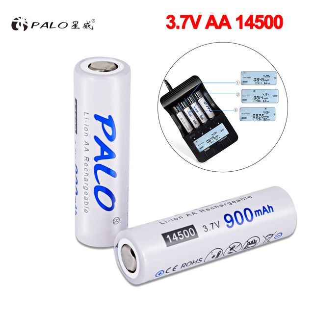 Heap Rechargeable Batteries Palo Original 900mah 3 7v Battery 14500 Li Ion Rechargeable Battery 14500 Lithium High Capacity For Led Flas Battery Uk Best E Cigarette Battery From Battery 999 13 84 Dhgate Com