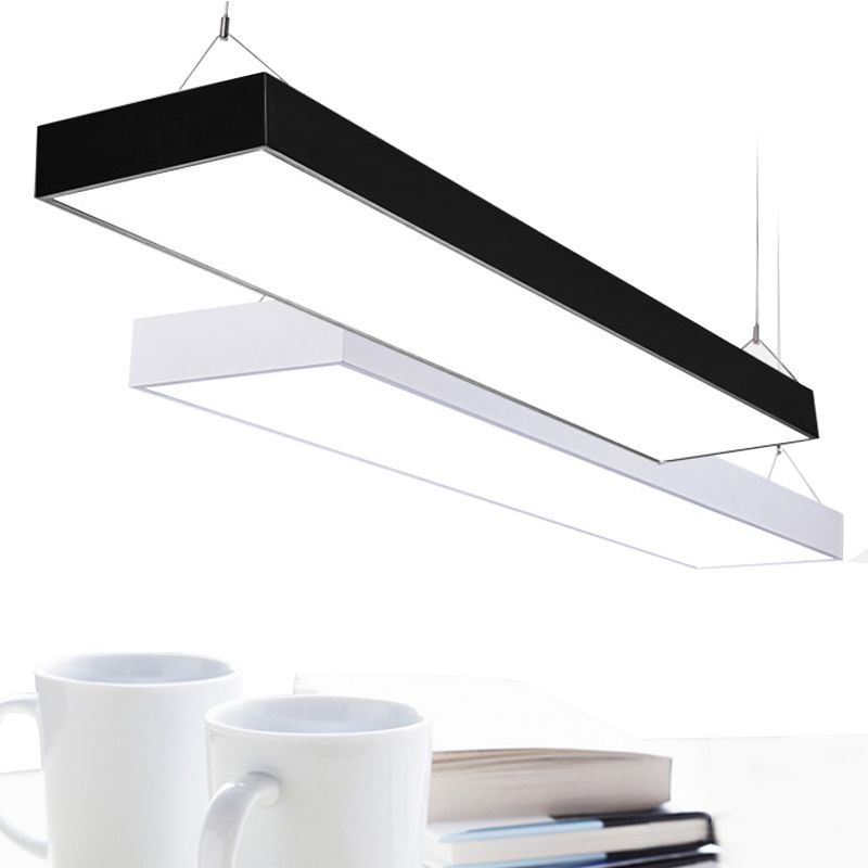 moderno colgantes de oficina acrílico + metal lámpara de techo colgante para comedor lamparas colgantes