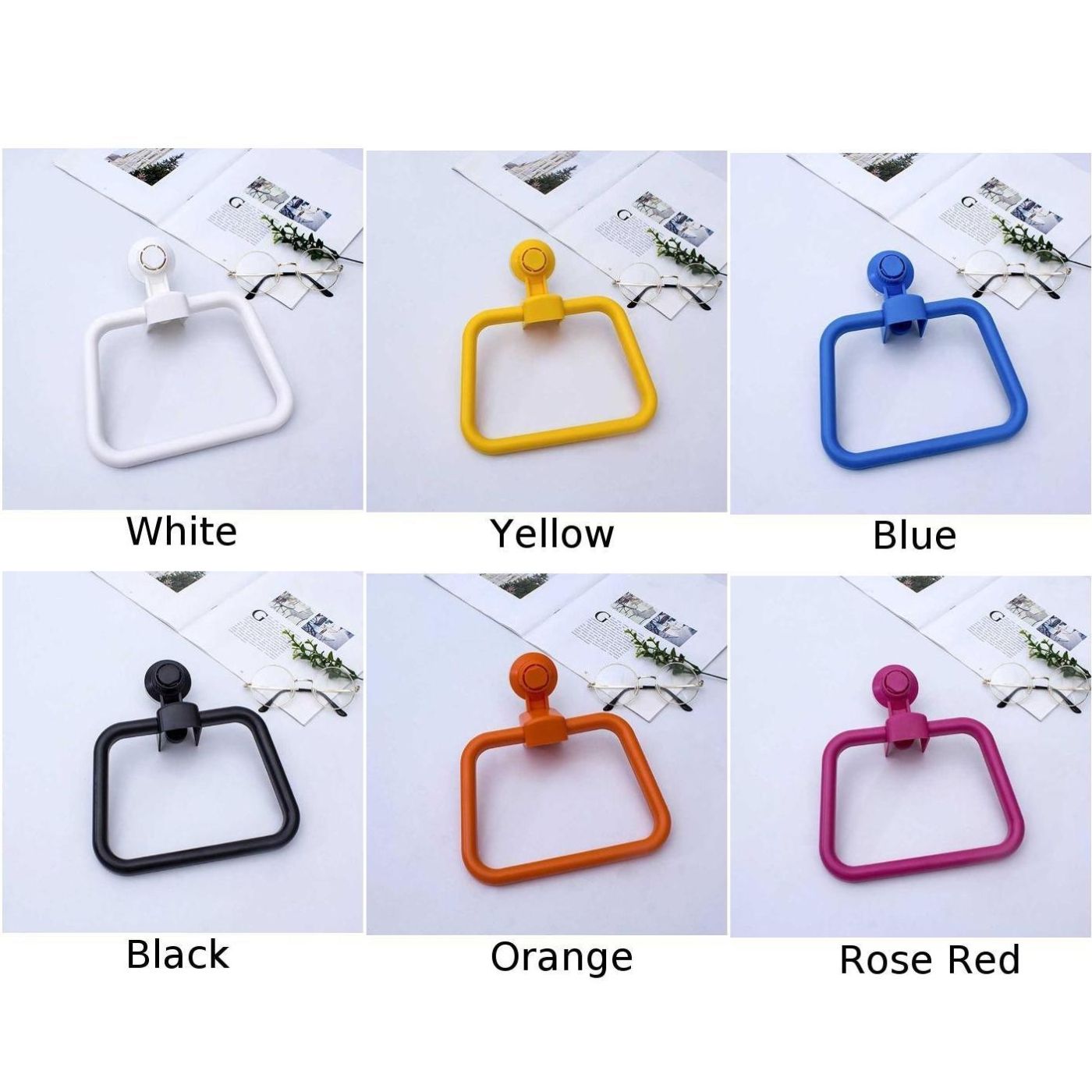 Plastic Black Towel Ring Towel Holder Suction Cup Towel Rack Bathroom Rack Plastic Black Towel Ring Towel Holder Suction Cup Towel Rack Bathroom Rack