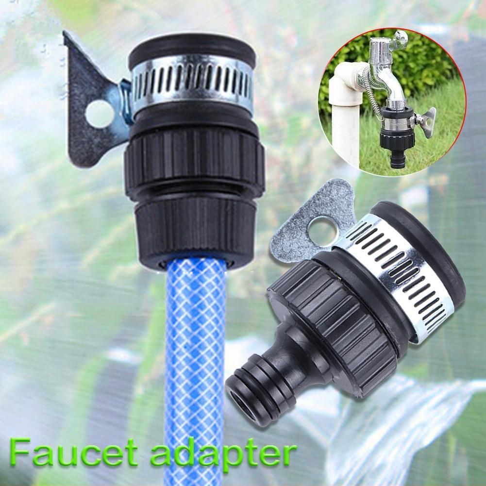 Mixer tap hose adapter Hosepipe --12 Inline joiner Garden Plastic