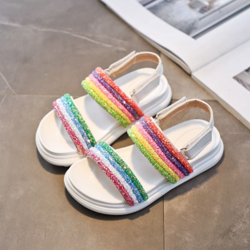 baby rainbow sandals