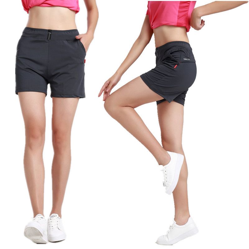 high waisted black workout shorts