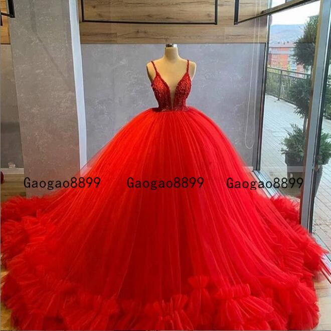 red princess dresses