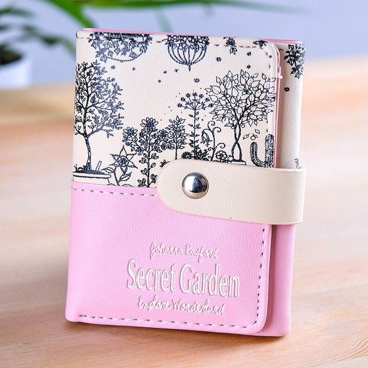 Compra Carteras Monedero De La Mujer Cuero De LA PU Billetera Larga Secret  Garden Patrón Ranura Para Tarjeta Embrague Carteras Mujer Monederos Carteras  Corto Barato | Entrega Rápida Y Calidad | Es.Dhgate