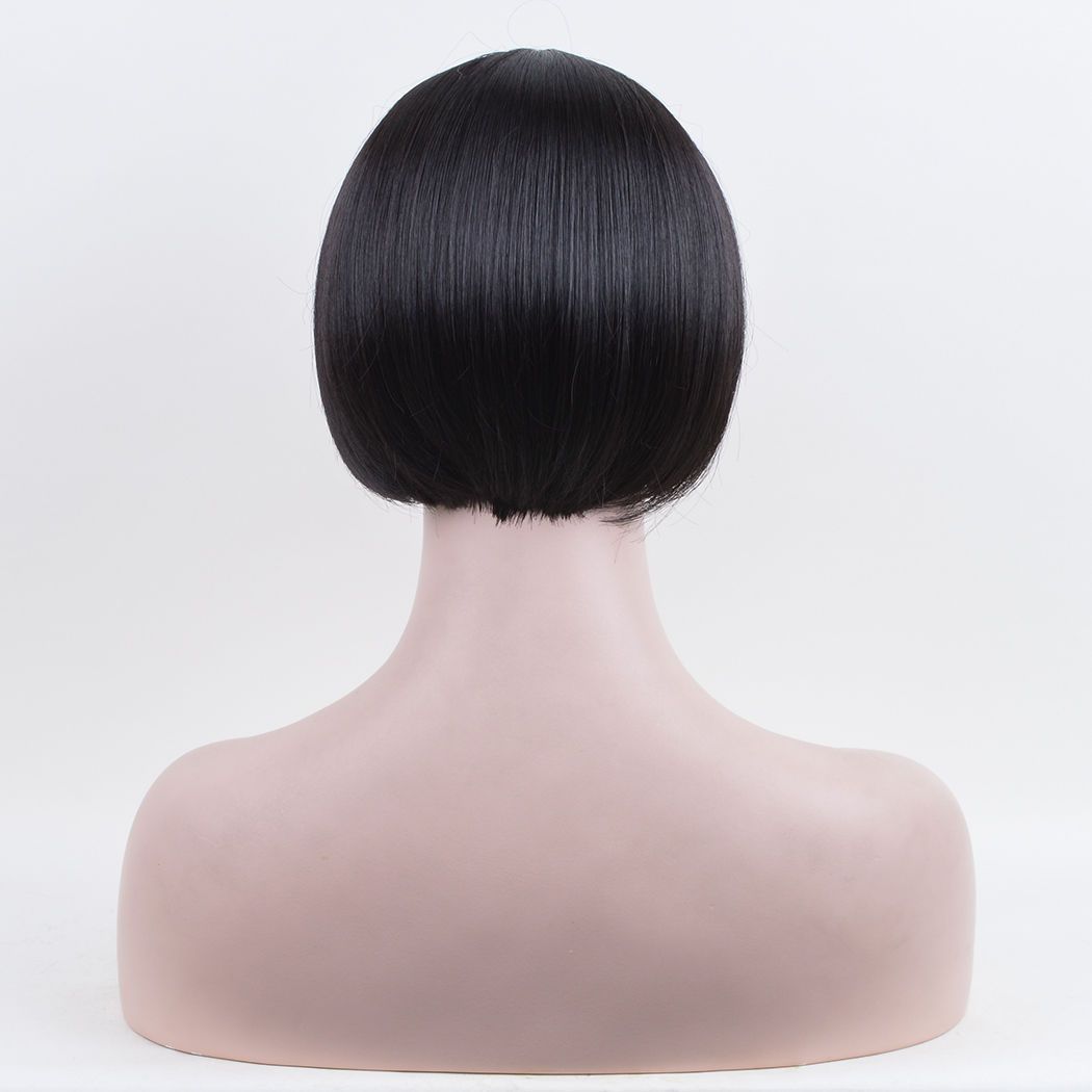 Grosshandel Bowl Cut Extreme Bob Frisur Pilzkopf Schwarze Perucke Mode Frauen Madchen Perucken Kostenloser Versand Von Dong1235 10 75 Auf De Dhgate Com Dhgate