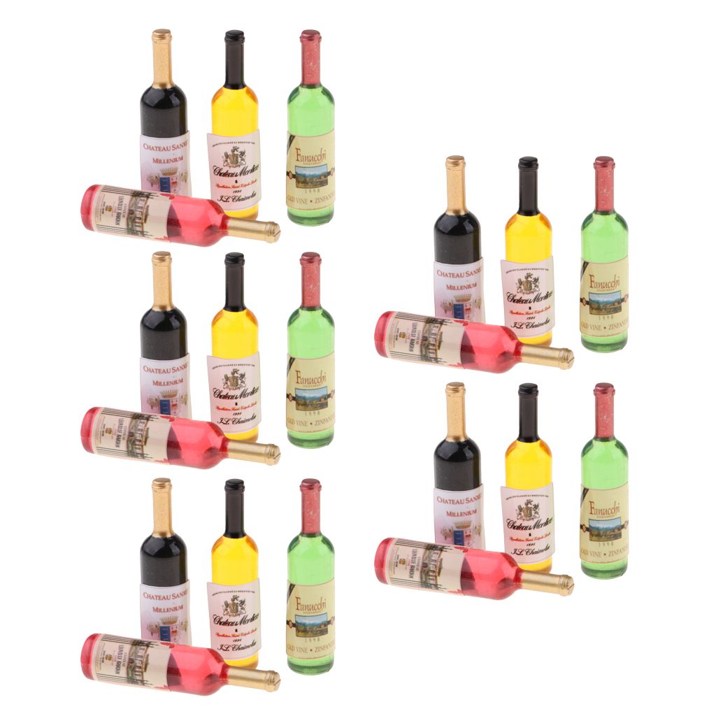 dollhouse wine bottles