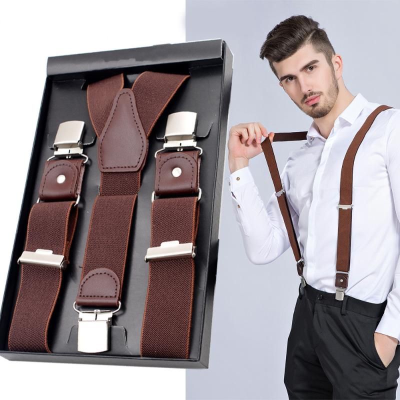 Compra Suspensores Masculinos Cuero Jacquard 3 Clips Pantalones De Estilo  Occidental Hombre Tirantes De Hombre Cinturino Suspender Ajustable Braces  Bretel Barato | Entrega Rápida Y Calidad | Es.Dhgate