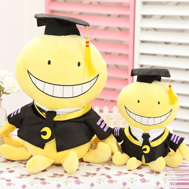 Octopus Assassination Classroom Koro Sensei Plush Toy Cute Doll Party Gift  M 30cm and L 45cm