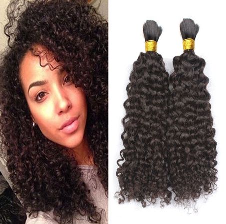Kinky curly bulk hair Clearance