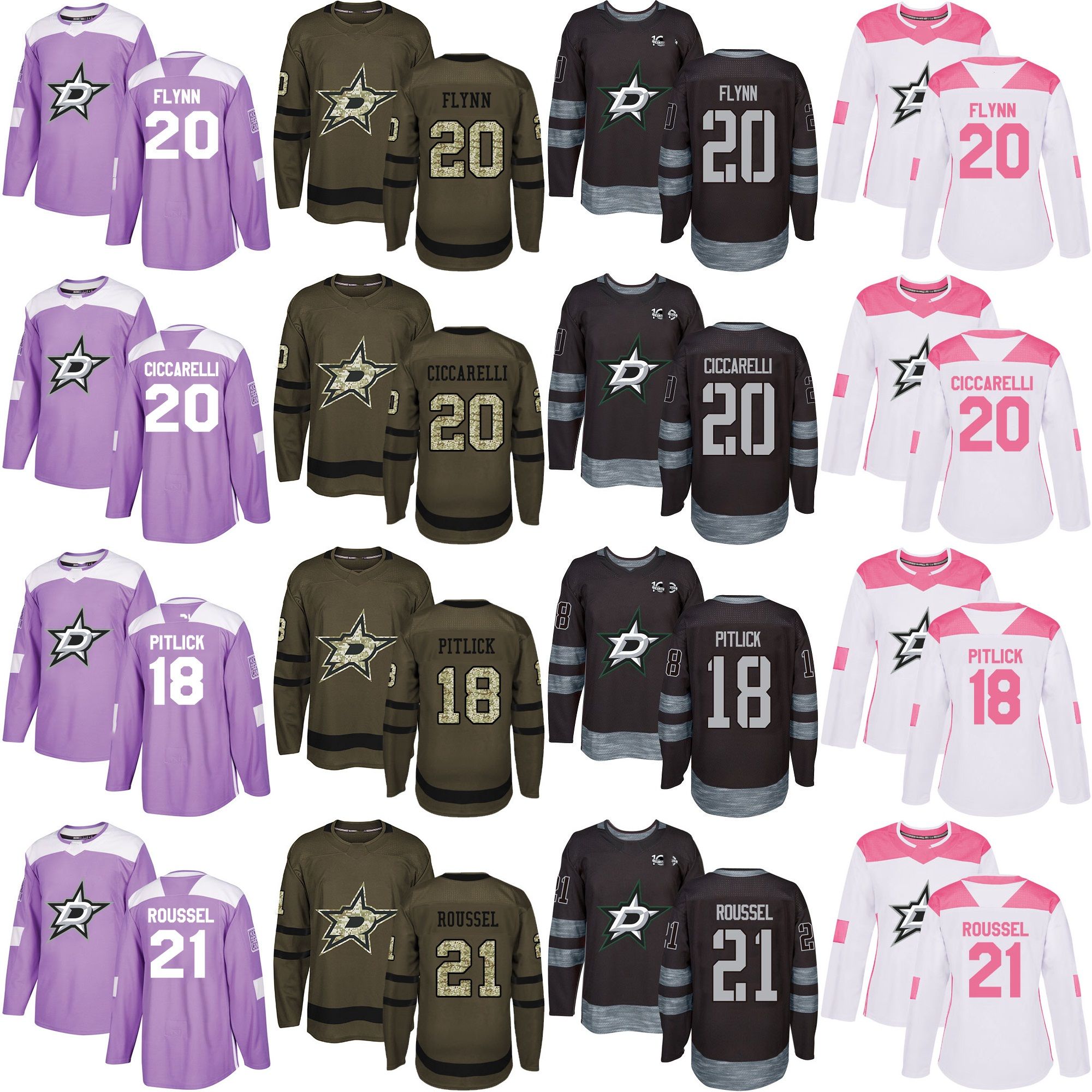 dallas stars purple jersey