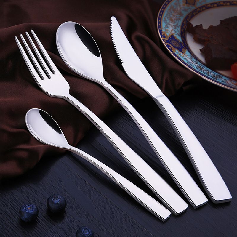 large knife and fork