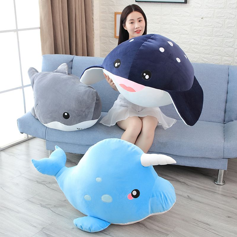 whale shark pillow