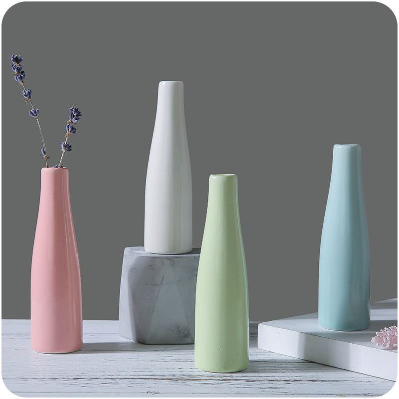 2019 Thick Colorful Ceramic Vase Office Decor Creative Hydroponic