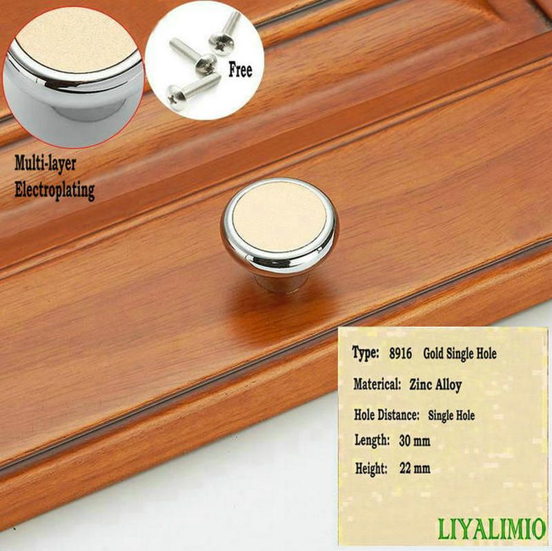 2019 8916 Gold Knob Modern Door Handles Kitchen Knobs Furniture