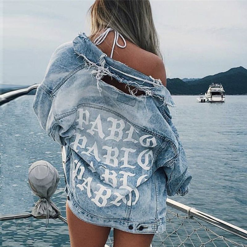 biker shorts and jean jacket