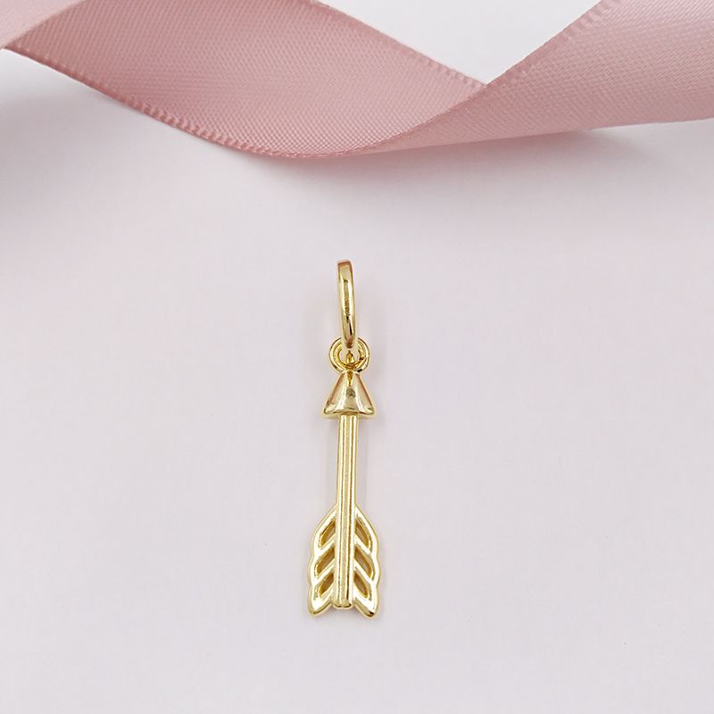 Andy Jewel 925 Beads de esterlina Arrow of Charm Pandora Shine Charms Fits European