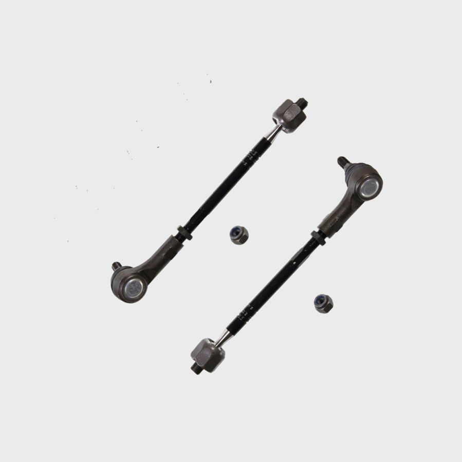 For Audi Q7 Porsche Cayenne Set of 2 Front Inner Outer Tie Rod End Assembly OEM
