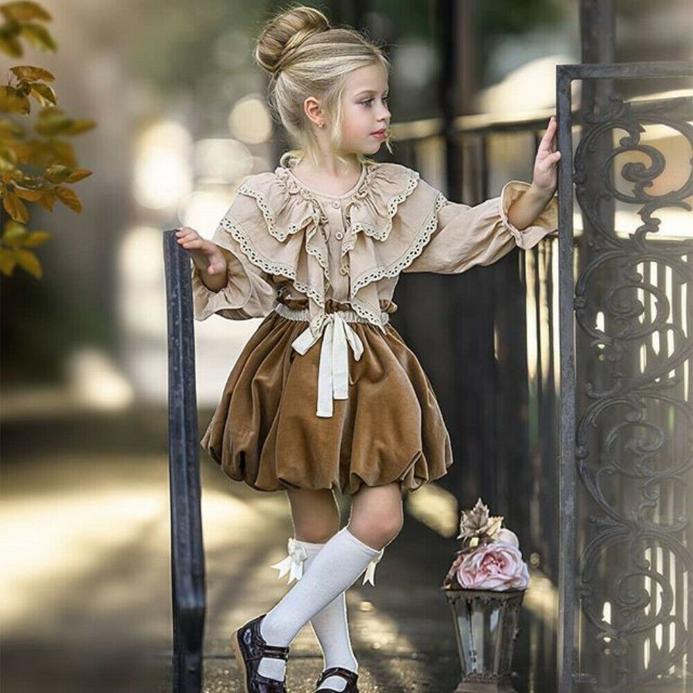 Bag Autumn Baby Girls Clothes Dress Kids Clothing Skirt Infant Princess Dresses