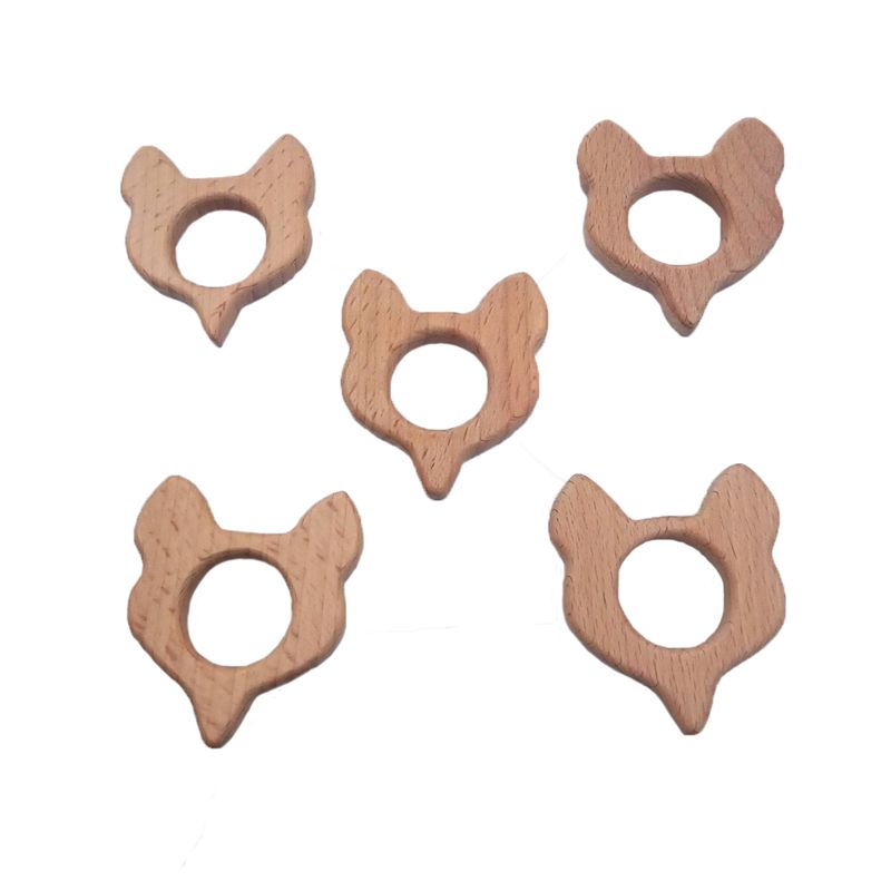 natural wood teethers