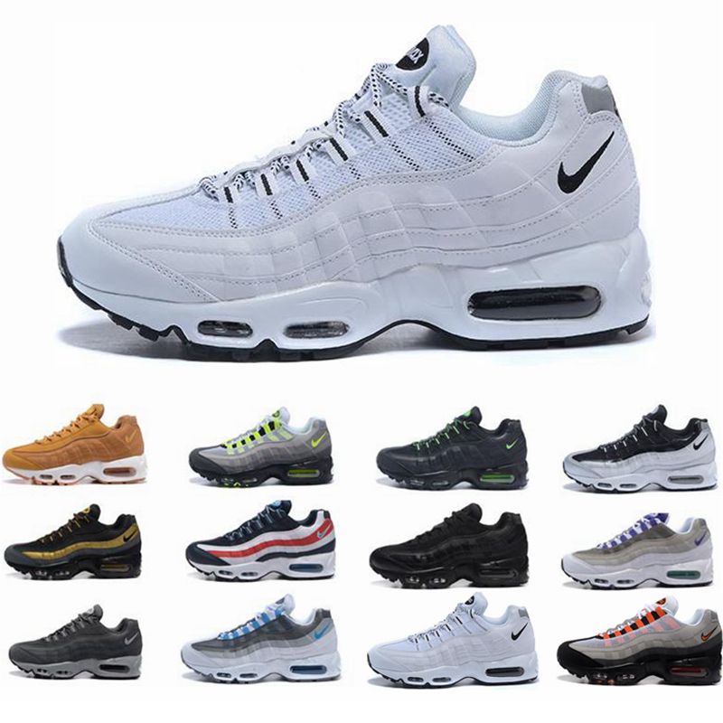 Compra Nike Air Max 95 Vapormax Off White Flyknit Utility Nike Air Max  Sneaker Negras Del Ejército Verde Cojín Deportivo Malla De Superficie  Zapatos Transpirables De Aire 40 46 Barato | Entrega