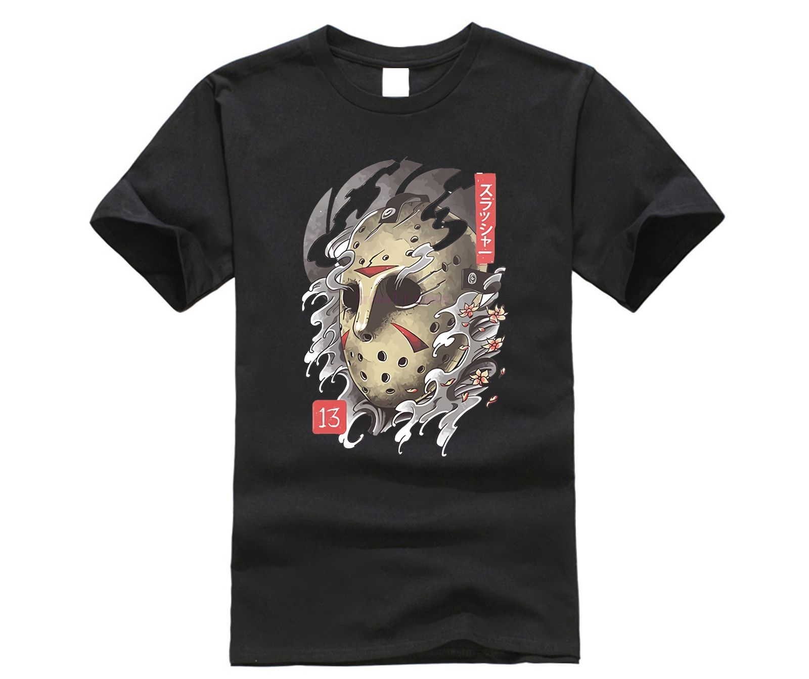 Halloween T Shirt Joker Jason Japan Geisha Mask Maskup T Shirt Men