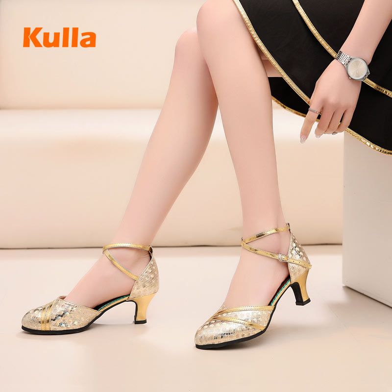 gold ballroom dance shoes