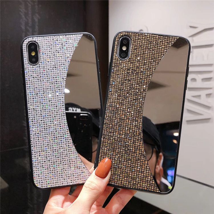 Mirror Girl Stylish For Iphone 11pro Luxury Bling Rhinestone Glitter Phone Case For Iphone 6 7 8 Plus Xs Max Back Case Cover For Women From Shellyalex 1 54 Dhgate Com