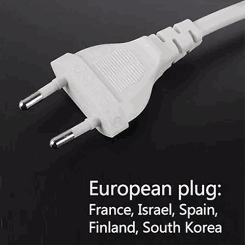 220V EU-plug-zwart in EVA-doos