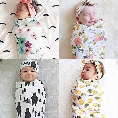 baby girl muslin wraps