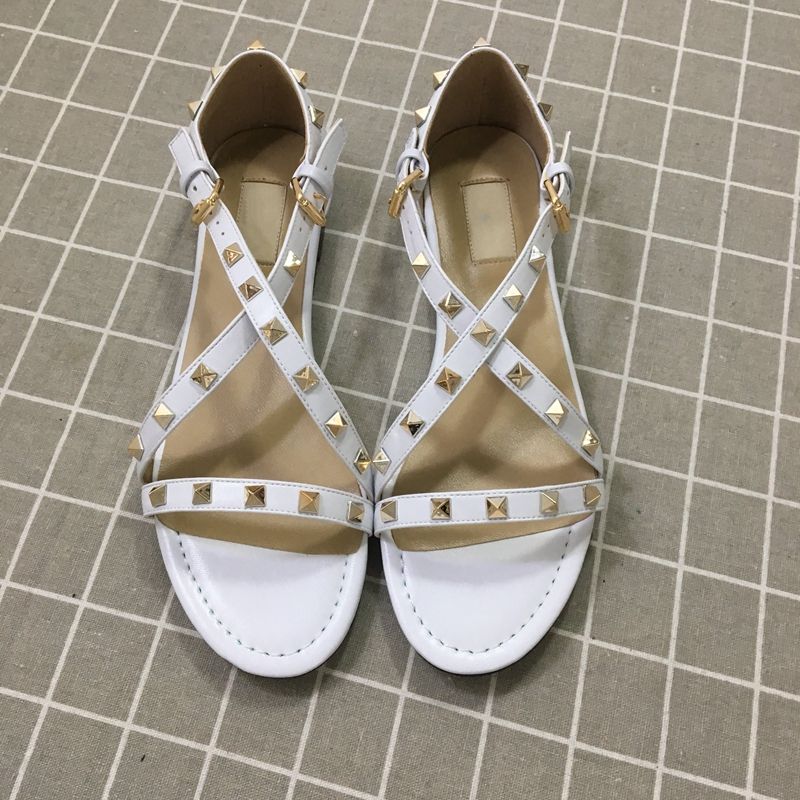 white designer sandals