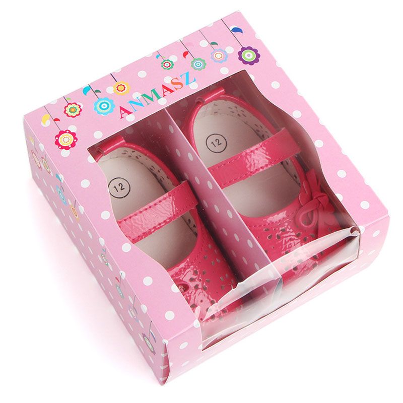 Baby Shoes Gift Box Kids Children Shoes Packaging Boxes With Clear