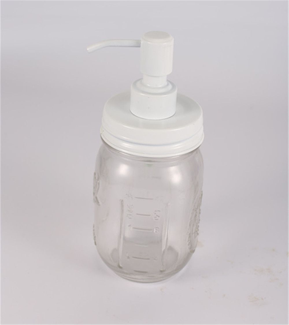2020 White Mason Jar Soap Dispenser Lids Rust Proof 304 Stainless Steel