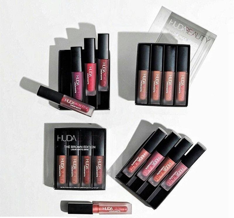 huda liquid lipstick set