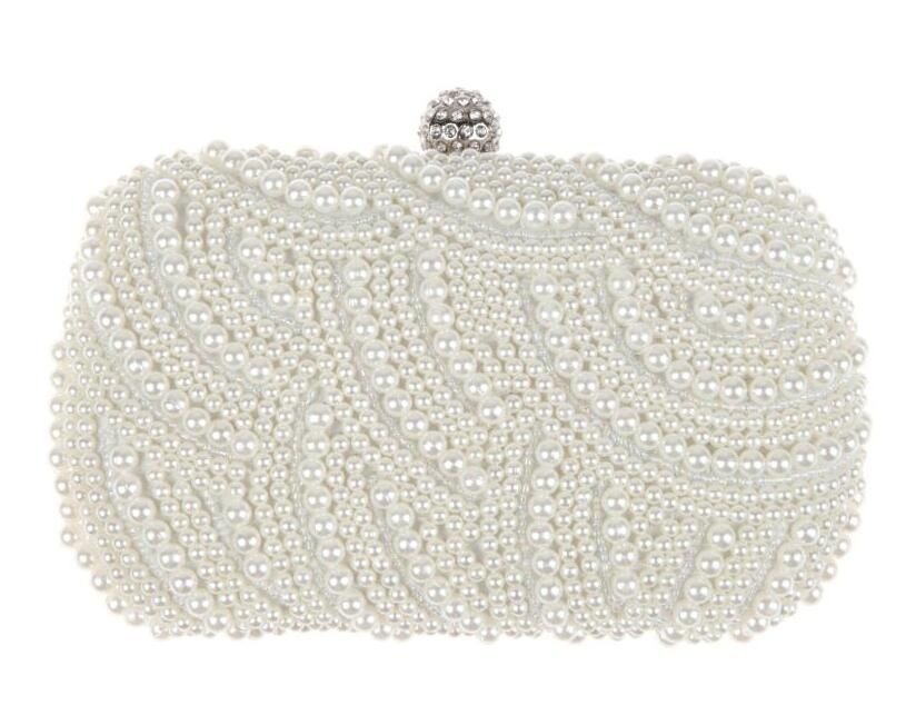 pearl clutch bag