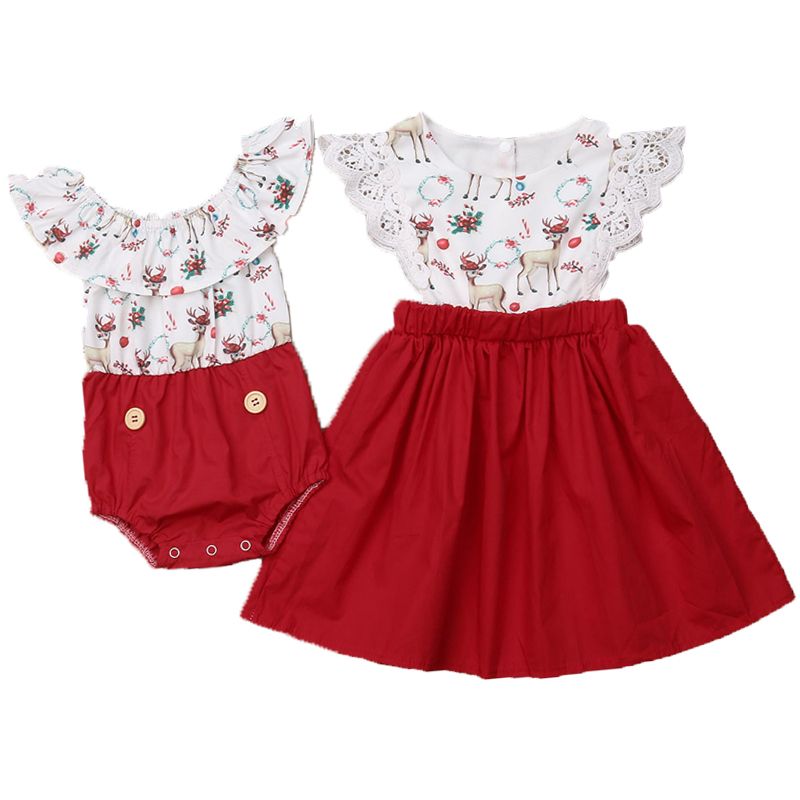 sibling christmas dresses