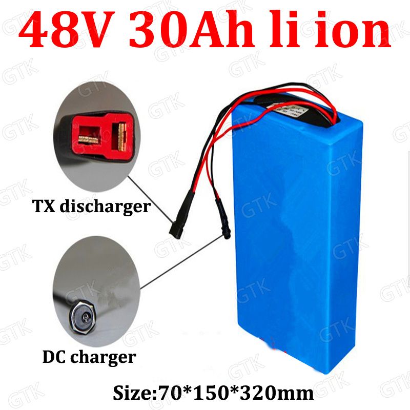 Gtk Customized 48v 30ah Lithium Ion Battery 18650 With Bms 48v Li Ion For 350w 2500w Bicycle Scooter E Bike 5a Charger Computer Battery Replacement Ecig Batteries Uk From Liuzedonggggg 323 1 Dhgate Com