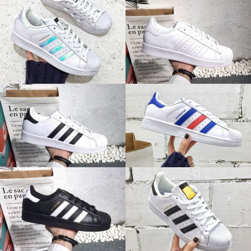 mens black superstars