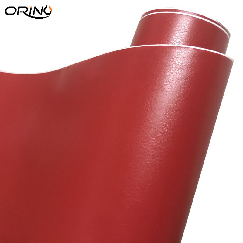 Cuir Texture Vinyle Wrap Film Adhésif Autocollant Pour Voiture Panneaux de carrosserie 4 Couleurs