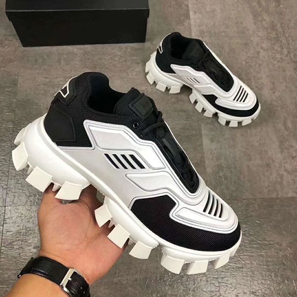 Compre O Melhor E O Mais Recente Use Prada Tênis De Luxo Novos Homens Robô  Sapatos De Sola Grossa E Tênis Retro Sapatos De Salto Alto Pai  Antiderrapantes Sapatos Casuais Respirável J2
