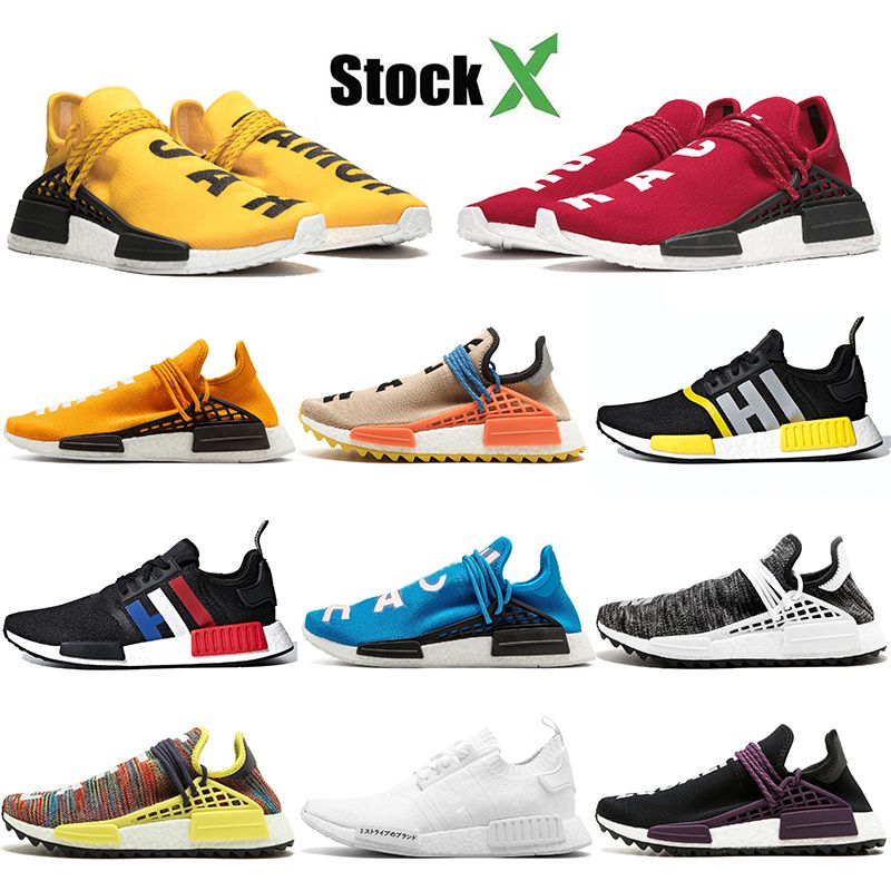 yellow human race trainers