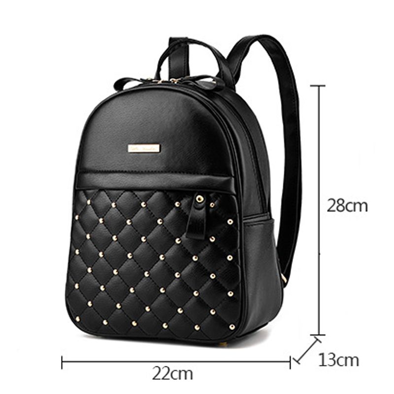 large black backpack women's