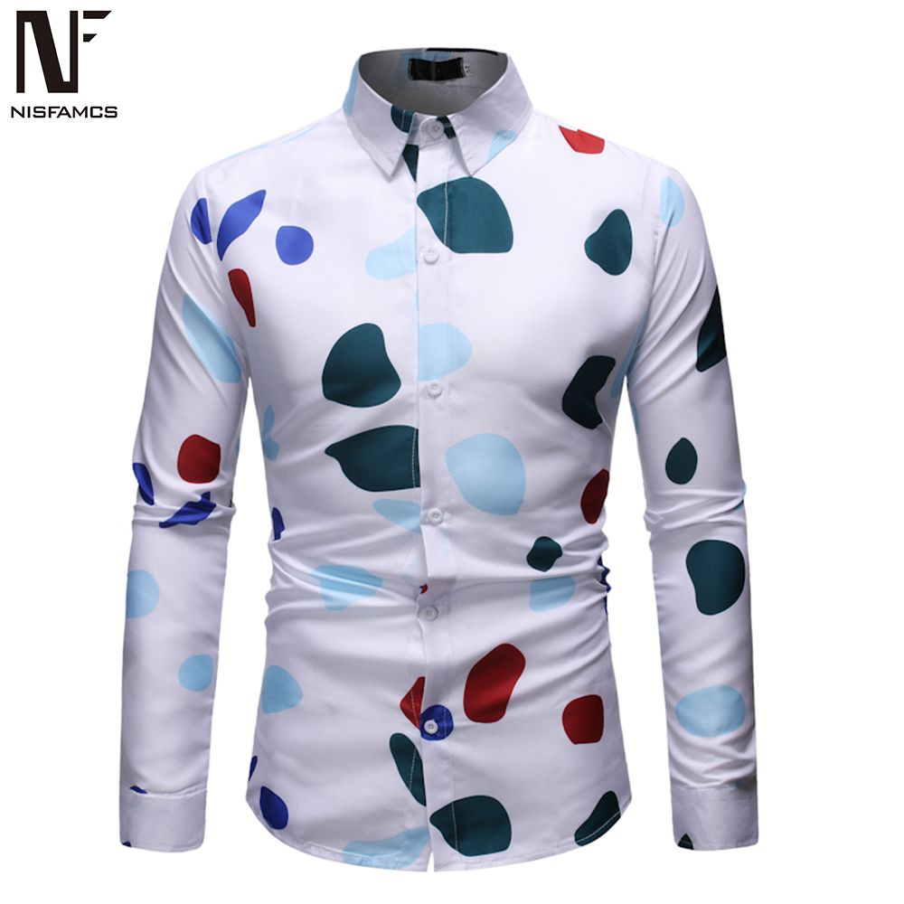 party wear printed shirt