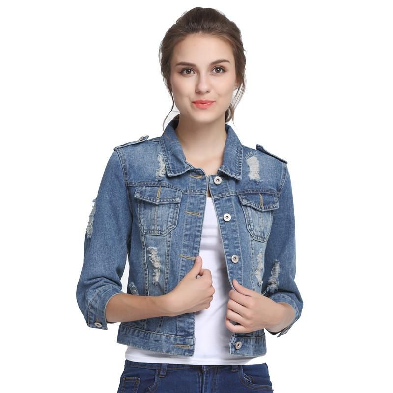 plus size light denim jacket