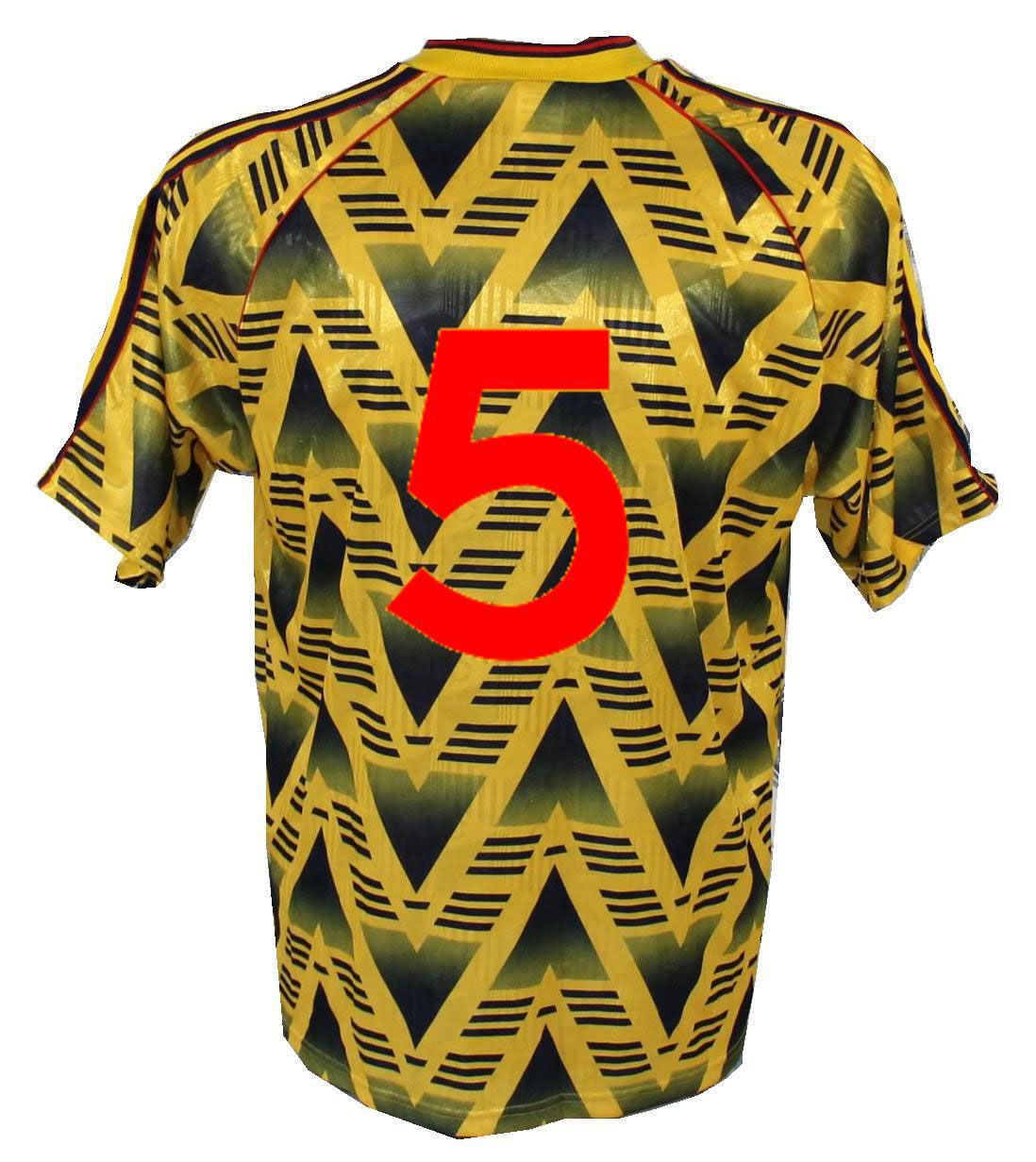 arsenal 91 92 away kit