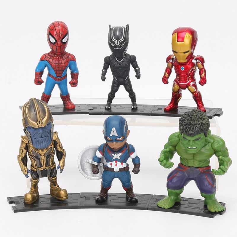 spiderman and ironman toys
